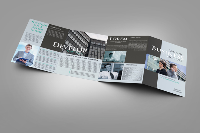 4xA4 Brochure Mock-up