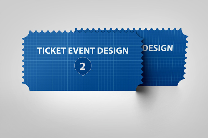 Small Event Ticket Mockup