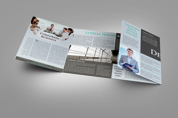 4xA4 Brochure Mock-up