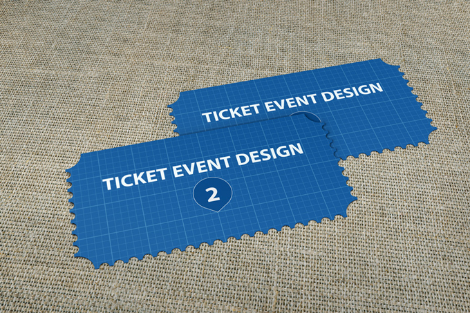 Small Event Ticket Mockup