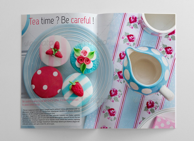 48 Pages Food Magazine Template