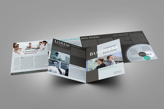 4xA4 Brochure Mock-up