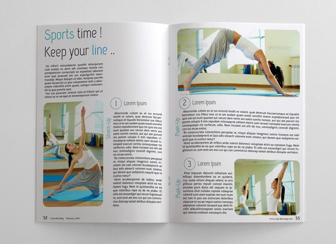 48 Pages Food Magazine Template