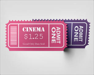 Small Event Ticket Mockup