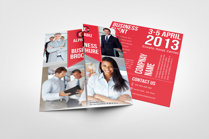 Business Brochure Gate Fold Template "AlphaBiz"