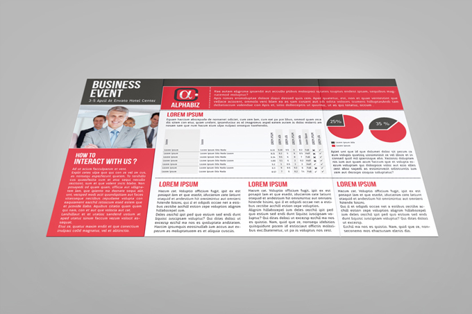 Gate Fold Brochure Mock-Up