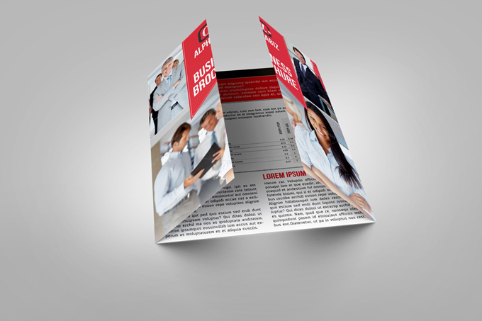 Gate Fold Brochure Mock-Up