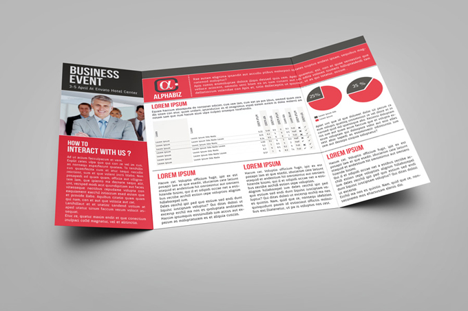 Gate Fold Brochure Mock-Up