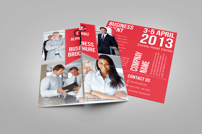 Gate Fold Brochure Mock-Up