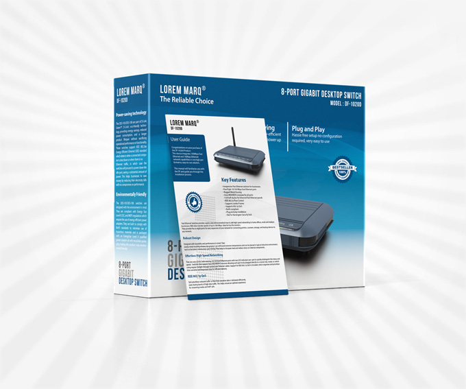 Product Package Display Mockup