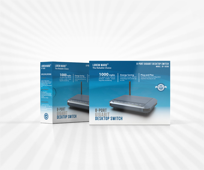 Product Package Display Mockup