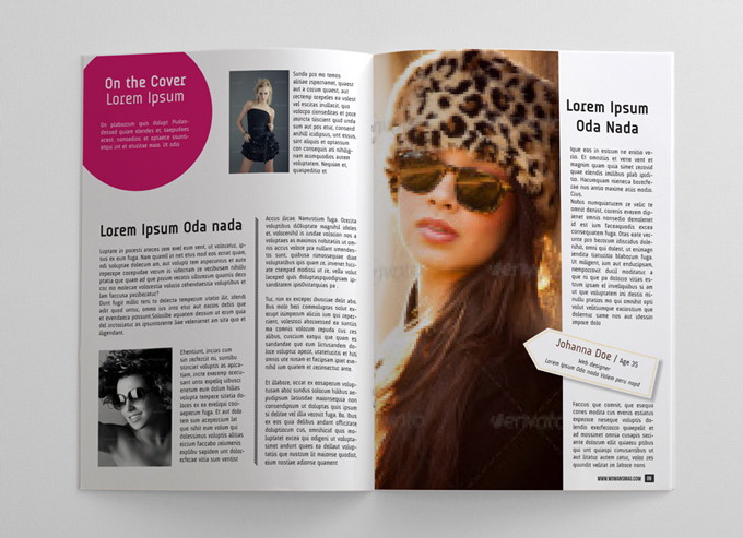 24 Pages Woman's Magazine Template