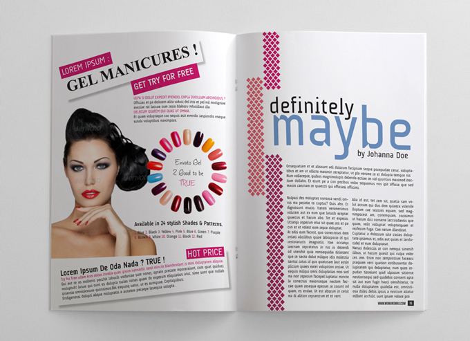 24 Pages Woman's Magazine Template