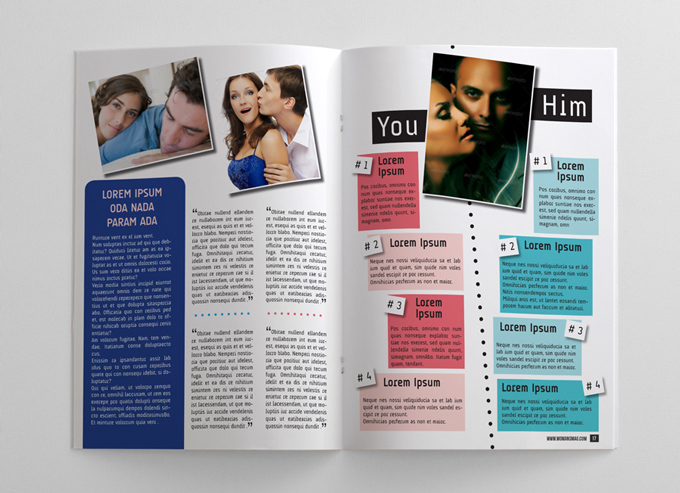 24 Pages Woman's Magazine Template