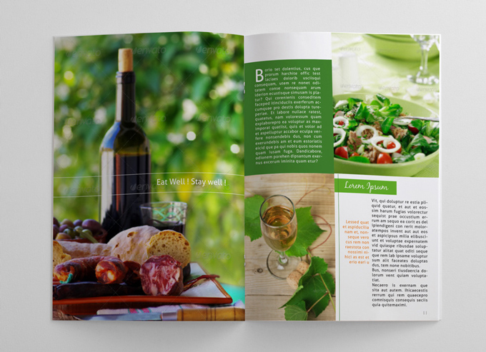 Summer Holidays Magazine Template