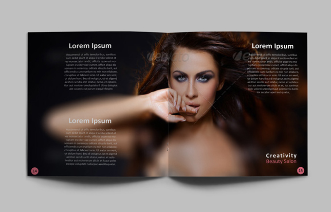 Hair Style Catalog Template