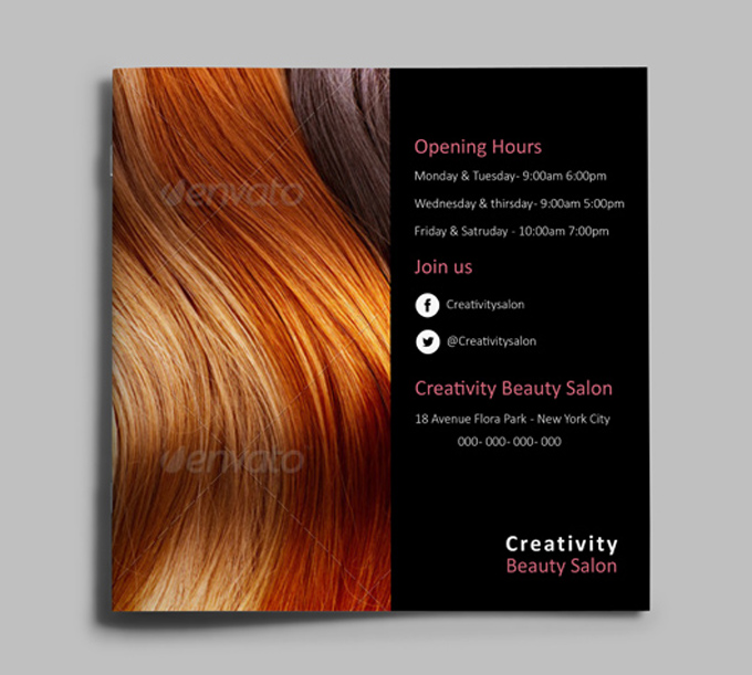 Hair Style Catalog Template