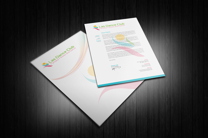 Fitness and Dance Club Corporate Identity