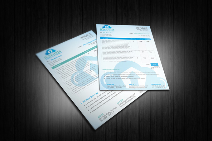 Cloud Hosting Service Corporate Identity