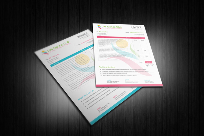 Fitness and Dance Club Corporate Identity