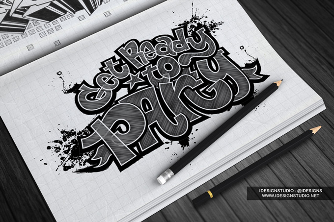 Sketch Designs Display Mock-Up