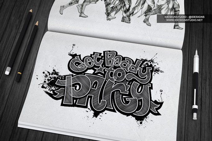 Sketch Designs Display Mock-Up