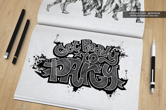 Sketch Designs Display Mock-Up