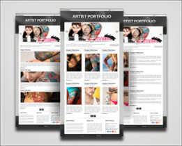 Clean Portfolio E-newsletter Template