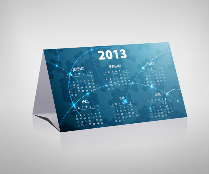 Desk Calendar Mock-up