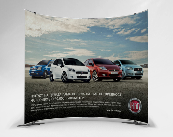 Large Banner Stands Mock-up