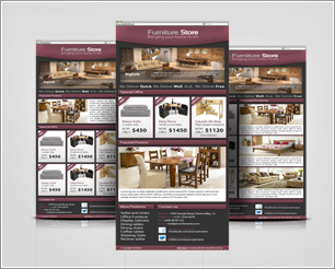 Professional Furniture Store E-newsletter template