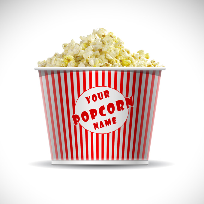 Popcorn Buckets Mock-up