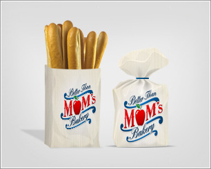 Bread Paper Bag Mock-up