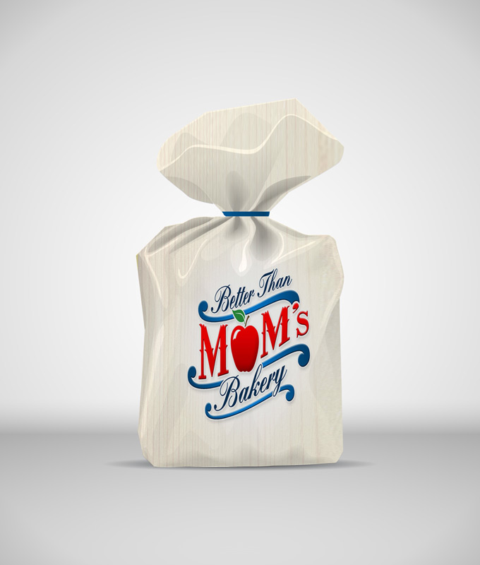 Bread Paper Bag Mock-up