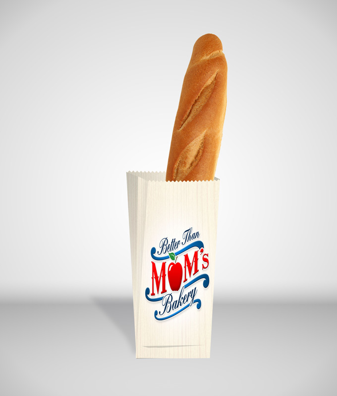 Bread Paper Bag Mock-up