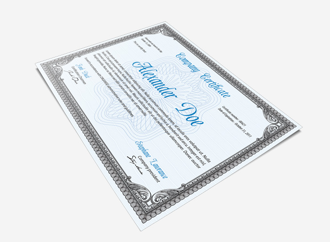 Certificate or Diploma Templates