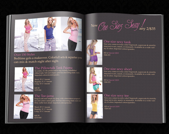 lingerie catalogue