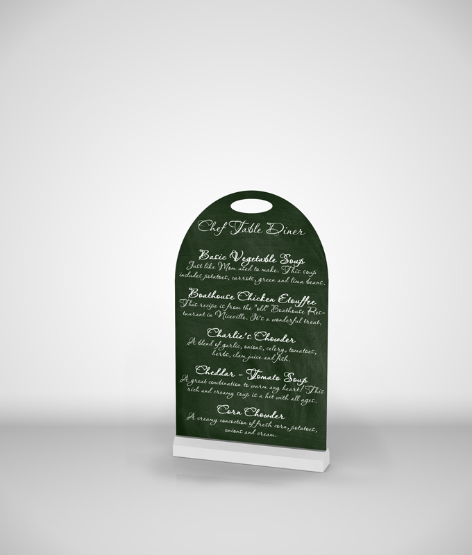 Chef Menu Chalkboards Mock-Up