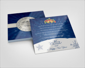 Square Greeting Card Mockup