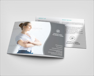 3xA5 Trifold Brochure Mock-up