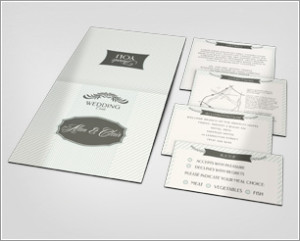 Pocket Wedding Invitation Mock-up