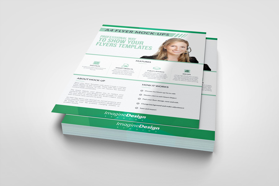 Photorealistic Flyer Mock-ups