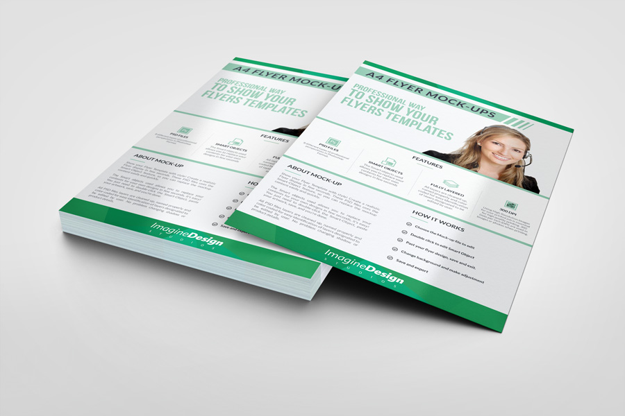 Photorealistic Flyer Mock-ups