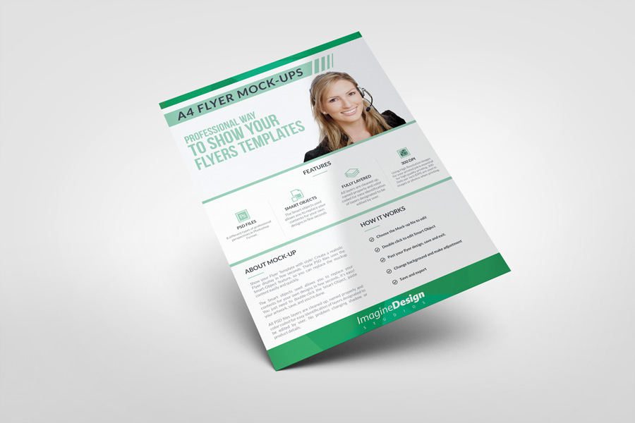 Photorealistic Flyer Mock-ups