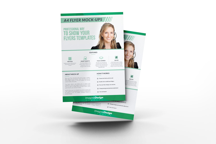 Photorealistic Flyer Mock-ups
