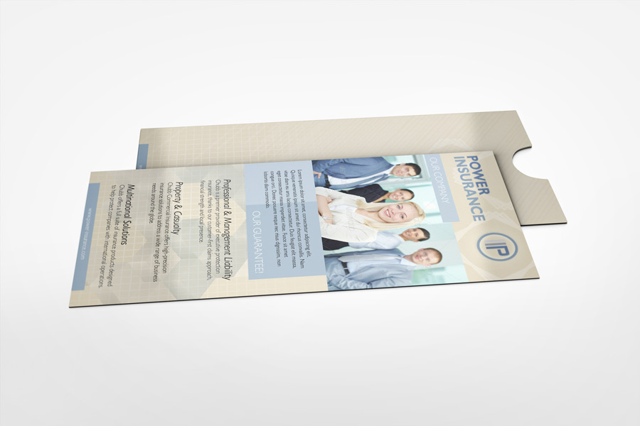 Pocket Rack Card Mock-up