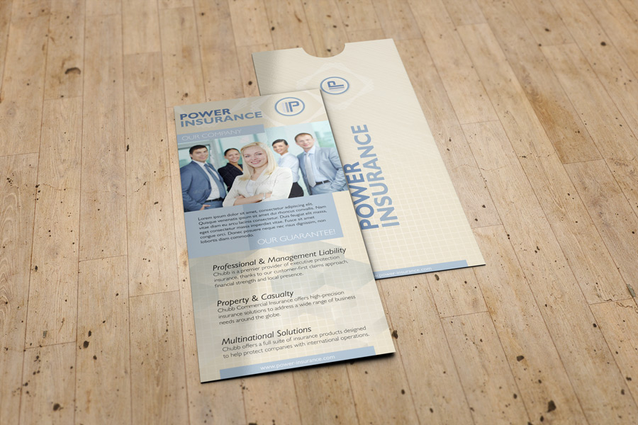 Pocket Rack Card Mock-up