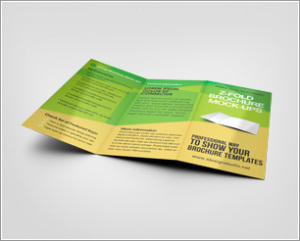 Z-Fold Brochure Mockup
