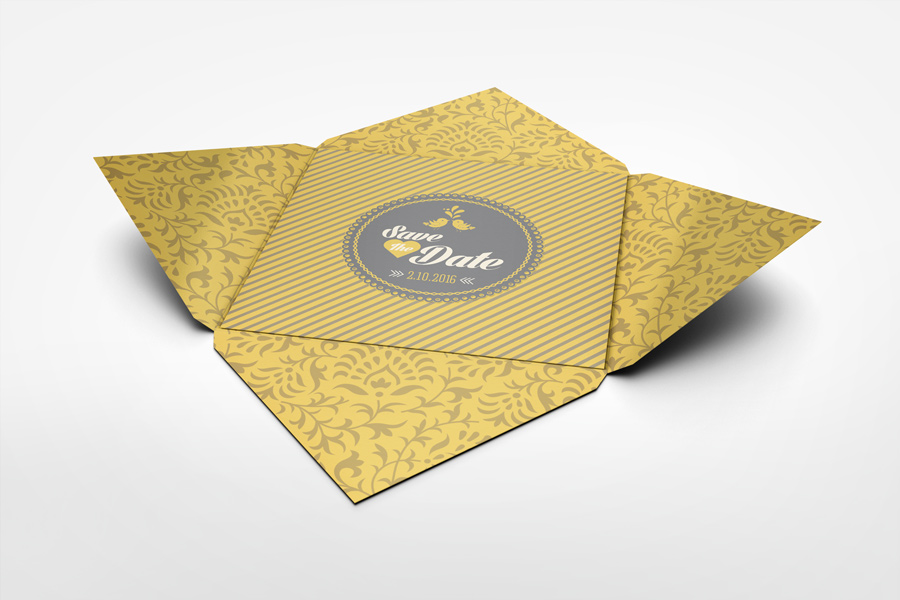 Invitation and Greeting Card Mockup V3