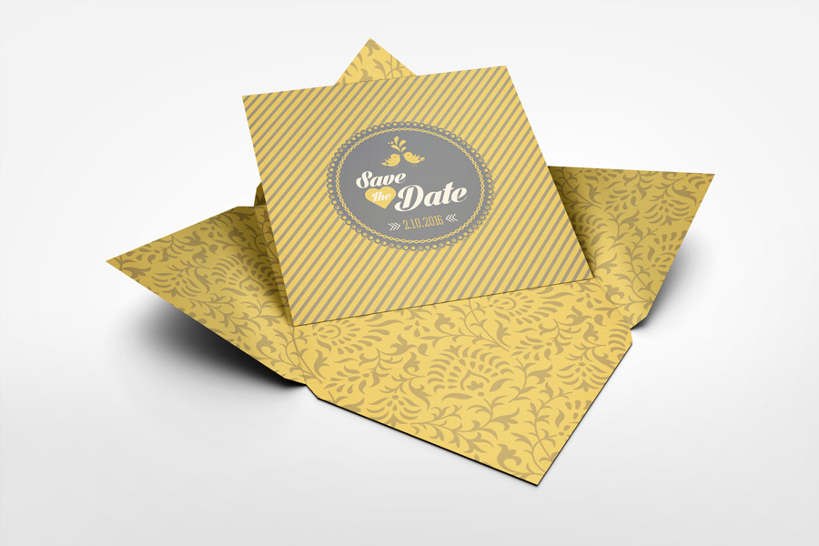 Invitation and Greeting Card Mockup V3